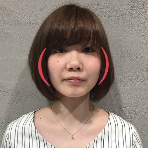 丸顔でも髪型をショートボブにできる くせ毛カットならkenji Inoue Net