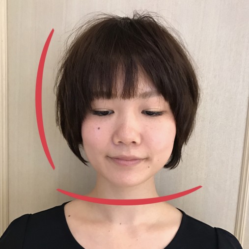 丸顔でショートにするなら前髪なしがオススメ その理由とは くせ毛カットならkenji Inoue Net